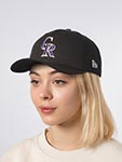 Бейсболка NEW ERA арт. 60646802 Colorado Rockies MLB (черный)